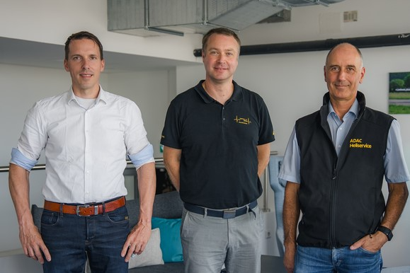 Volocopter and ADAC leaders.