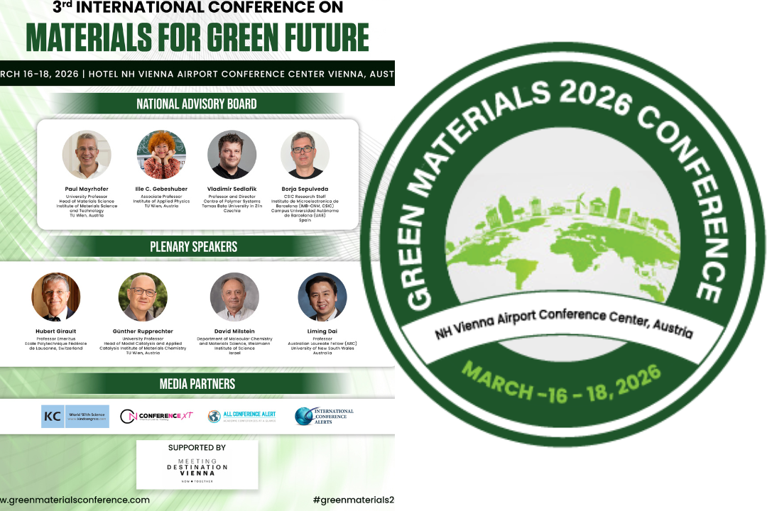 Consumer Patching Compounds Green Materials Conference 2026 presents European materials science ...