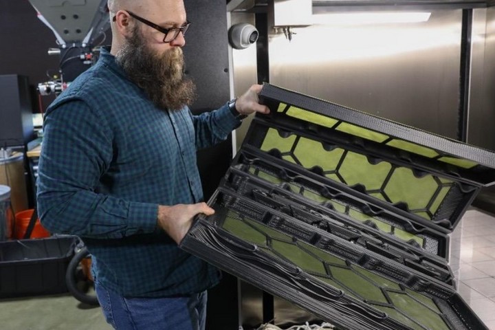 ORNL 3D Printing Method With Composites Enables Origami-Inspired Structures Without A Mold