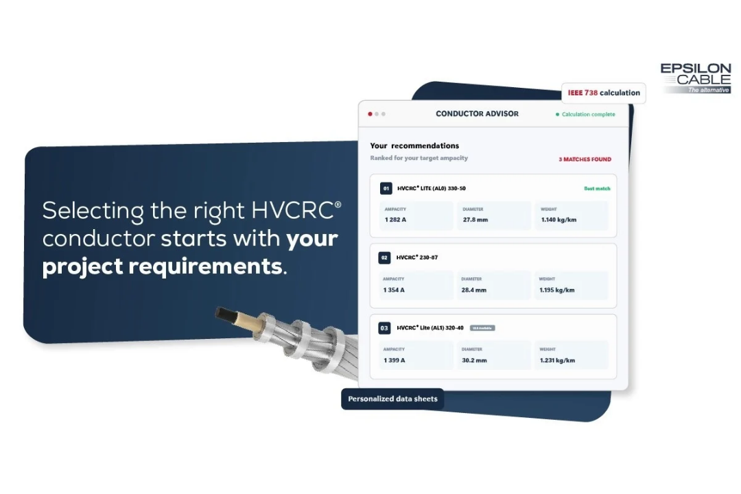 Epsilon Cable Launches Conductor Advisor for Composite Core Conductor ...