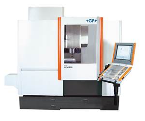 Centro de mecanizado vertical Mikron HEM 800, de GF Machining Solutions.GF Machining Solutions
