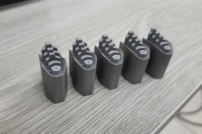 Servicio de impresión 3D en metal de insertos para moldes, de Alpin de México.