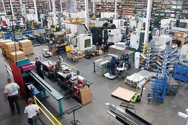 En cinco años, Schupan ha agregado 27 máquinas CNC a las 10 máquinas originales en su taller de 140,000 pies cuadrados, en Kalamazoo.