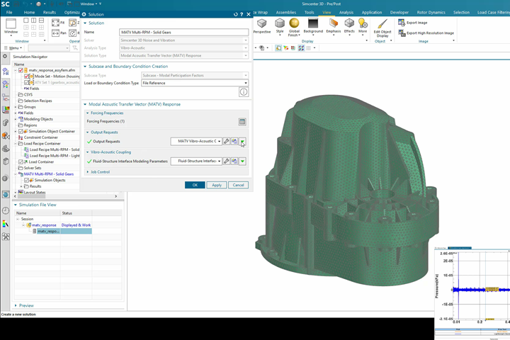 Lo nuevo de Simcenter 3D es una herramienta de post-procesamiento de auralización.