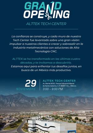 Alttek abrirá Tech Center en Santa Catarina