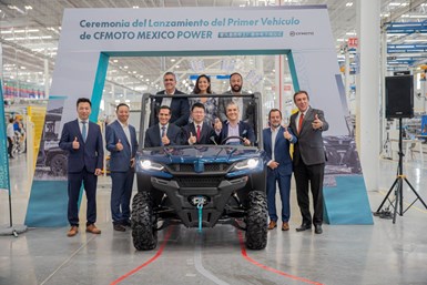 En Apodaca, Nuevo León, CFMoto fabricará anualmente hasta 100,000 vehículos todo terreno.