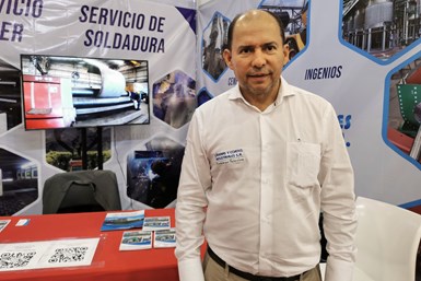 Hernán Sierra, ingeniero de la empresa colombiana Láminas y Cortes Industriales S.A.