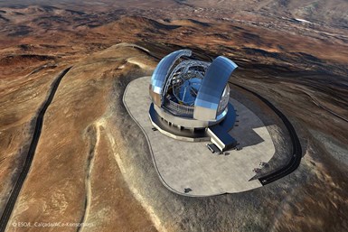 Así se verá el Extremely Large Telescope.