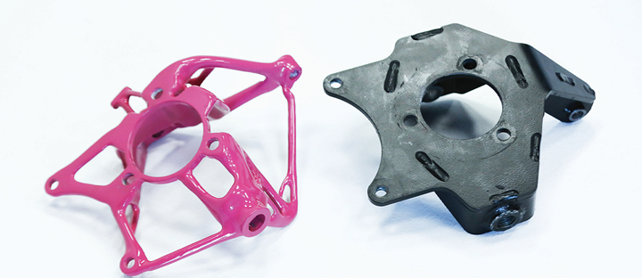 3D printed steering knuckle