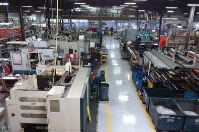 Solid Construction and Fourth Axis Are Highlights of Shop’s Newest VMC