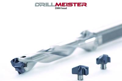 Tungaloy's DMH Drill Head Resists Fracture Damage