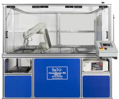 Bel Air's AutoHone Uses Robot Arm to Insert, Remove, Clean and Dry Parts