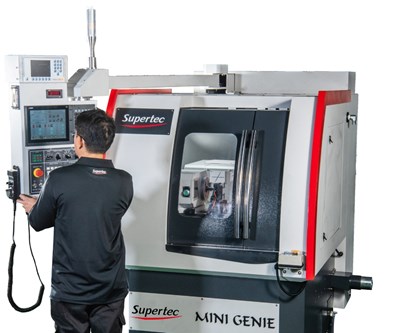 Supertec's Mini Genie Cylindrical Grinder Capable of 600 rpm
