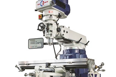 A press photo of Palmgren's Deluxe Vertical Milling Machine
