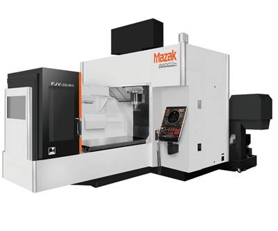 Mazak’s FJV-35/80 VMC Offers High Precision for Large Workpieces