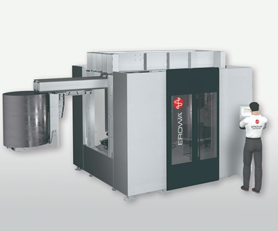 Erowa's Robot Easy 800 Transfers Workpieces Weighing 1,760 lbs