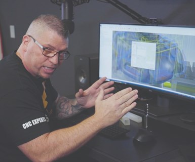 Titan Gilroy using Mastercam
