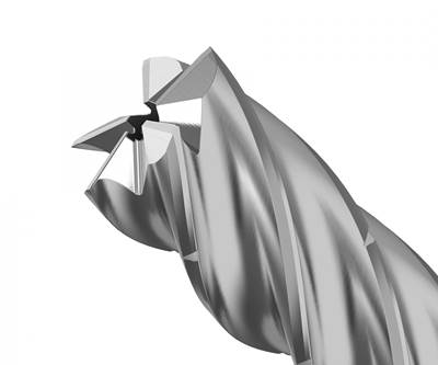 Kennametal's KOR 5 End Mill Enables Higher Feed Rates Roughing Aluminum