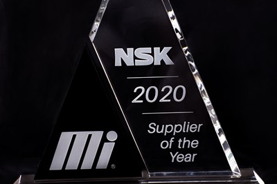 NSK Named Motion Industries' 2020 Supplier of the Year