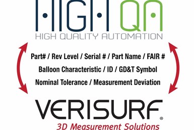 High QA and Verisurf Partnership logo