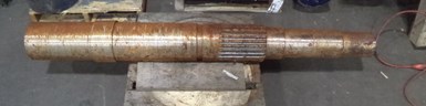 Large metal shaft