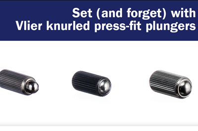 Vlier's Press-Fit Plungers Have Many Applications