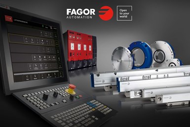 A computer next to Fagor's products