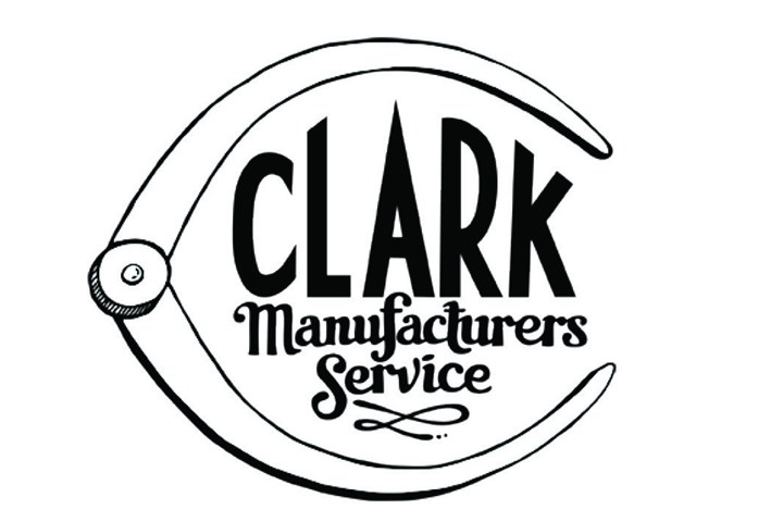 Clark Manufacturers logo.