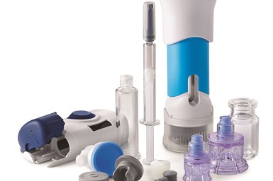 A collection of vaccine-related products West Pharmaceutical Services produced with the help of Edgecam