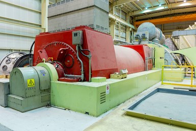 A photo of a generator like the ones NVision employed its laser-scanning technology to measure