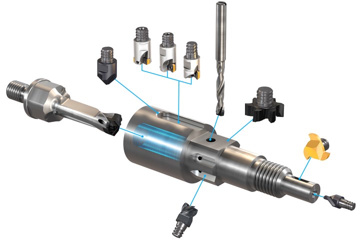 Iscar modular milling tools for small spindles