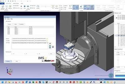 IMS Software, ModuleWorks, Mastercam Collaborate on G-Code Simulation