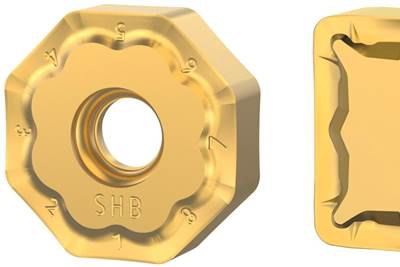 Indexable Milling Inserts Designed for Long Life