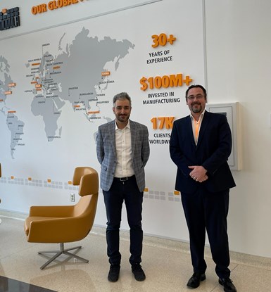 Modula USA CEO Antonio Pagano and Altix Consulting president and CEO Yannick Schilly