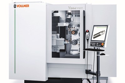 Vollmer Grinding Machine Features Double-Spindle Design