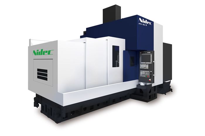 Nidec Double-Column Machining Center Reduces Non-Cutting Time