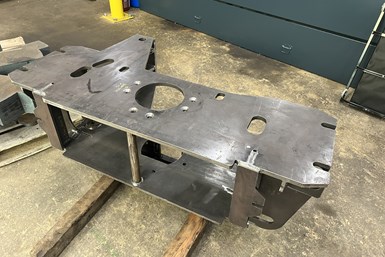One of Barbco's Pathfinder rotary gearboxes, freshly machined and awaiting further assembly
