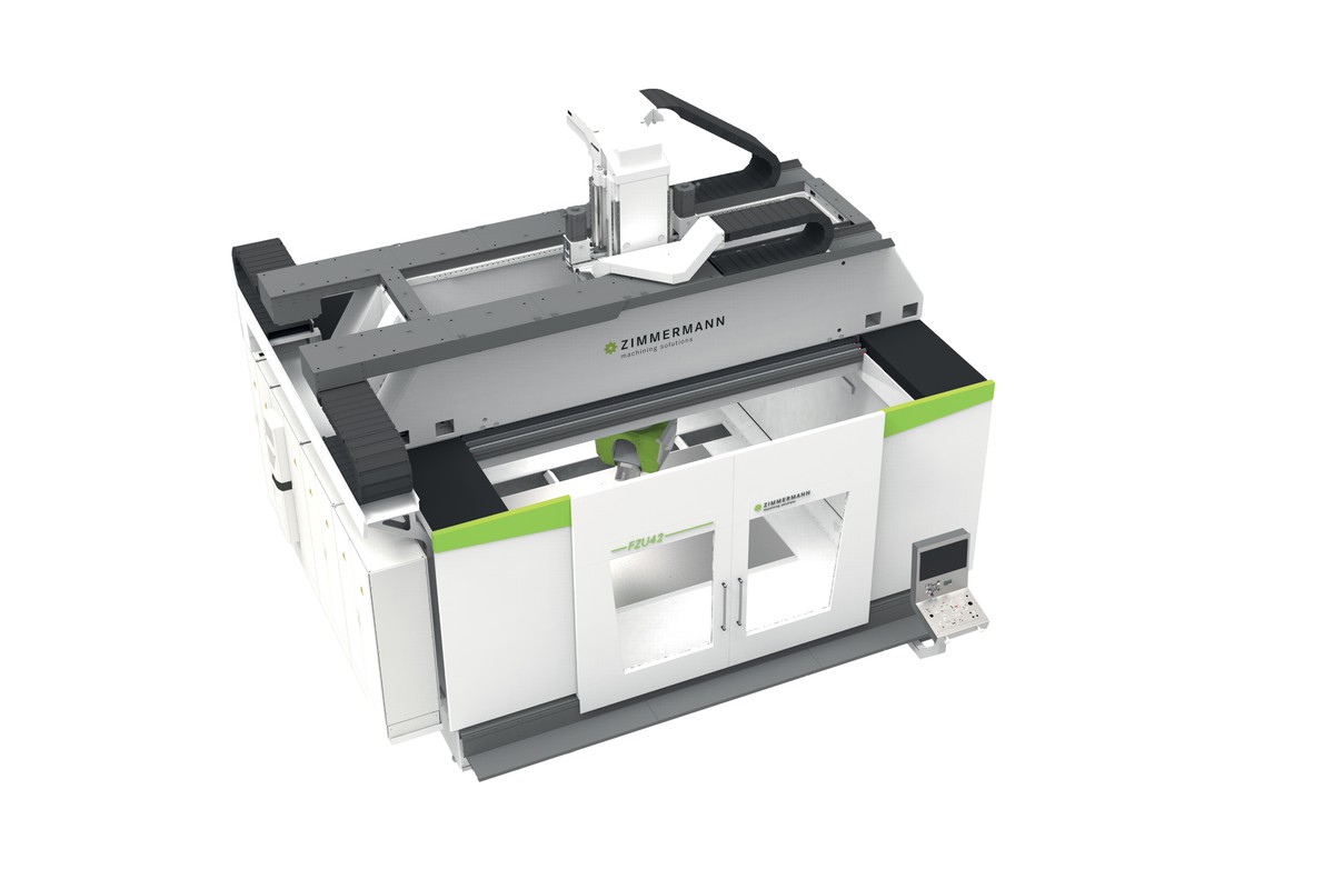 Zummer Machine Zimmermann Milling Machine Enhances Stability in Heavy Machining ...