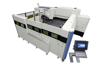 Muratec Hybrid Machine Combines Punch Press, Fiber Laser
