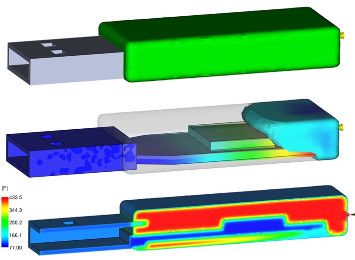 usb drive simulation