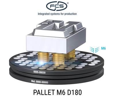 Round Pallet Enables Machining with Easier Access Around Workpieces