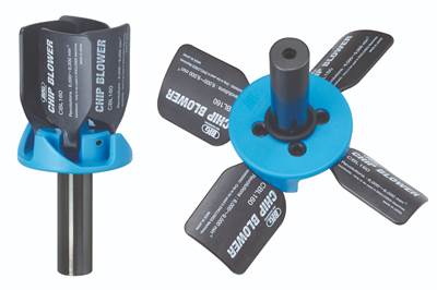 Chip Blower Compatible with Hydraulic and Milling Chucks