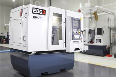 Rotary EDM Machine Decreases PCD Tool Cycle Time By 50%