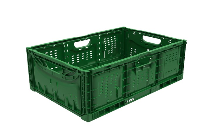 Injection-molded crates from IFCO.