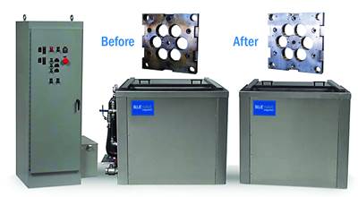Blue Wave Effectively Cleans Molds With Heavy-Duty Ultrasonic Cleaning Technology
