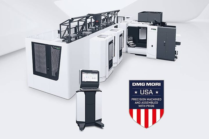 DMG MORI's linear pallet pool now produced in the U.S.