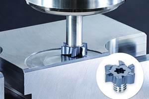 VFM Milling Head Enables Face Milling with Exchangeable-Head End Mills 
