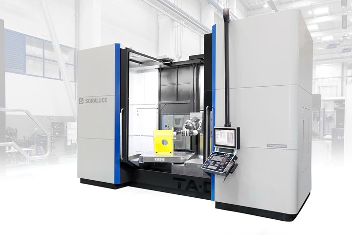 Soraluce TA-D 25, a six-axis universal machining center.