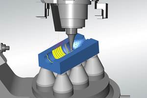 Customized CAM Strategies Improve Five-Axis Blow Mold Machining 