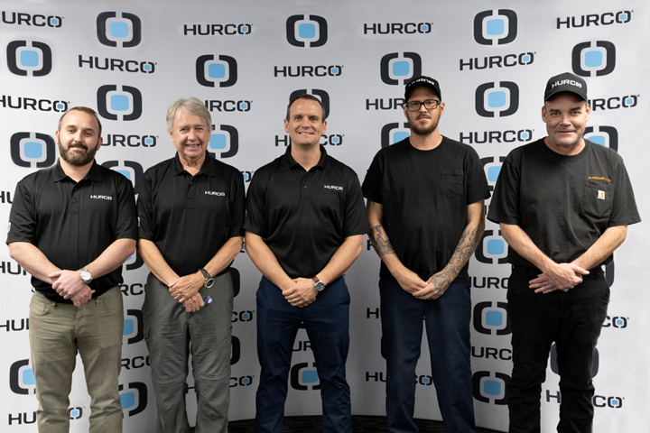 Several of the MachineTech team visited Hurco for factory training.